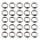 100Stück O-Ringe Dichtungsring Flugring Wellenring Metallflugring 4