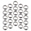 100Stück O-Ringe Dichtungsring Flugring Wellenring Metallflugring 7