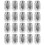 20 Unidades Tapa Universal Para Tuercas 12X1.5, Protector Cubo 1
