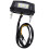 1 Luz Matrícula Motocicleta Negro 5