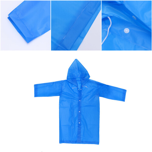 Impermeable De Eva Transparente Para Niña Niño