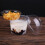 100 250 Ml Bol Plástico Transparente Para Ensalada Con 11