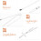 Brazalete De Ajustable Con Plateada Para Mujer 8