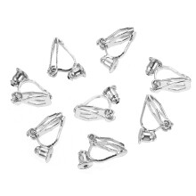 8 Unidades Base De Pendientes Colgantes Para Sin Perforar