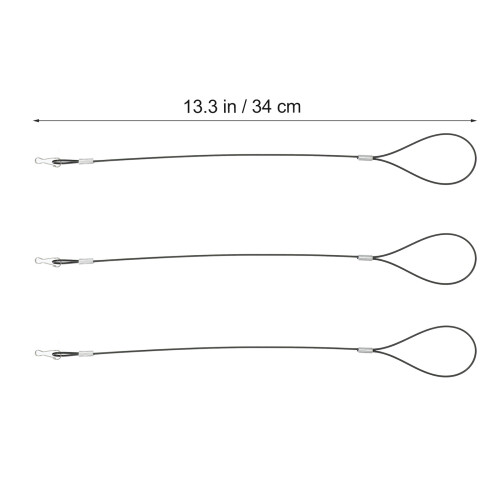 6 Piezas Colgante Inoxidable Para De Cuerda 1