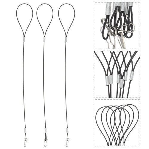 6 Piezas Colgante Inoxidable Para De Cuerda 2