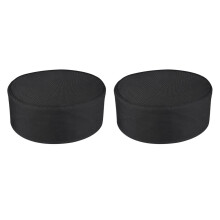 2 Unidades De Cocinero Redondos Para Catering (Negro)