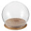 De Vidrio Con Base De Madera Para , 12 Cm 2