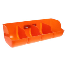 Compartment Pig Feeder Trough Plastic Manger For Multiple Pig Feeding Livestock Equipment Easy To Clean Wear Resistant