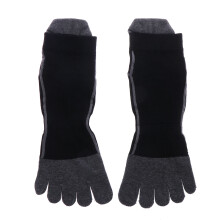 De Sport Doigts En Coton Respirant Noir