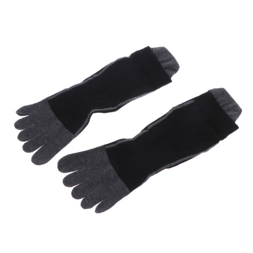 De Sport Doigts En Coton Respirant Noir 2