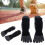 De Sport Doigts En Coton Respirant Noir 11