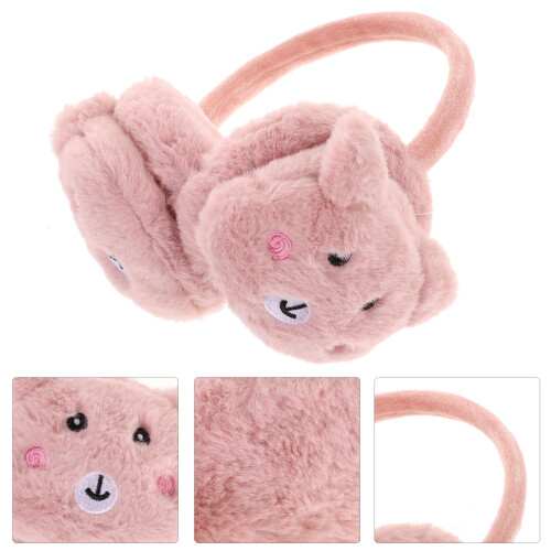 1 Pièce Bonnet D'oreilles Panda Hiver 2