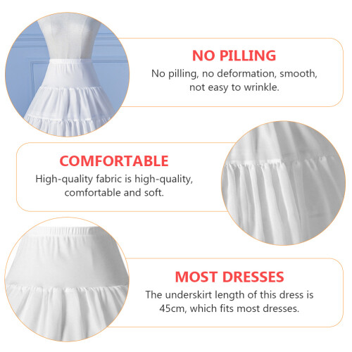 1 Pièce Robe Lolita Jupon À Couches Bouillonné ( ) 1