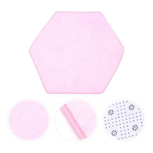 1 Pièce De Sol Pour Enfants Hexagonal Antidérapant (Rose) 1