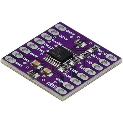ADS1220 24-Bit ADC Converter Module I2C Interface Industrial Automation Sensor Interface Low Power Consumption 1