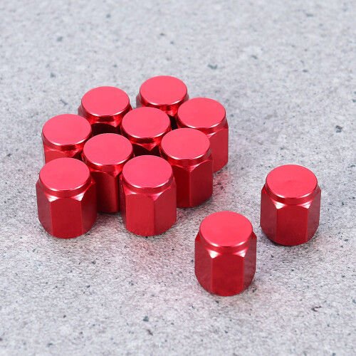10 Pièces Bouchons Hexagonaux En Alliage Aluminium Pour Valve 2