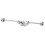 D'oreille Piercing Industriel En Acier Inoxydable 3
