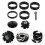 Set De Rondelle Joint Fourche , Kit Tournesol, Noir 6