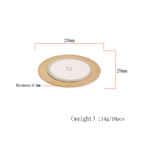 10 Pièces Céramique Piézoélectrique 29mm Avec Joint Pour 2