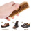 2 Pièces Brosses À Chaussures Pour Cuir Et Bottes Chiffon 10