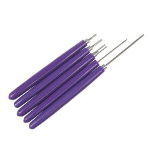 5 Pièces Stylo Pour Ongles Main Outil Céramique Argile Violet