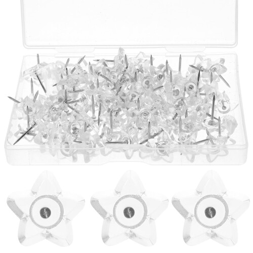 100 Pièces Punaises Multi- Épingles À Linge Pour Carte 1