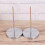 3 Pièces Support Argent Tige Droite Porte-Billets Base 9