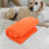 Flanelle Pour Animal De Compagnie Orange Uni 4