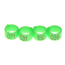 Raindrops 100pcs Bird Foot Rings Leg Bands For Pigeons And Parrots
