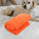 Flanelle Pour Animal Orange Uni 4