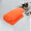 Flanelle Pour Animal Orange Uni 5