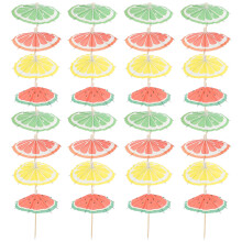 50 Pièces Parasols En Papier Pour Cocktail Cupcake Décoration