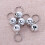 10 Pièces Pour Chat , Pendents Argentés 18mm 8