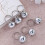 10 Pièces Pour Chat , Pendents Argentés 18mm 2