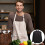 De Chef À Longues Unisexe Noir Taille L 5