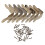 8 Pièces Protecteurs D'Angle De Boîte Style Chinois Avec Vis (Bronze) 3