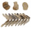 8 Pièces Protecteurs D'Angle De Boîte Style Chinois Avec Vis (Bronze) 2