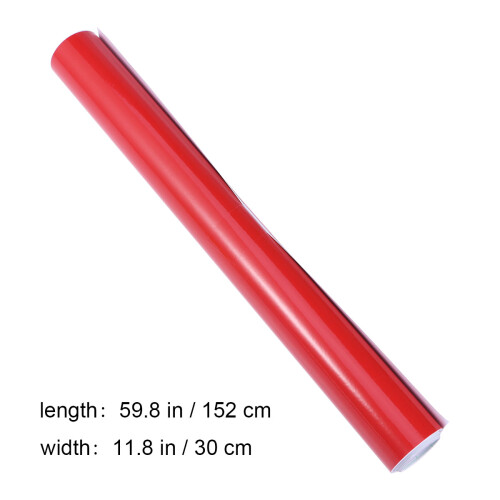 Film Vinyle Sans Bulles Pour Et (Rouge ) 1