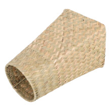 Beige Rieten Penhouder Desktop Organiser En Decoratieve
