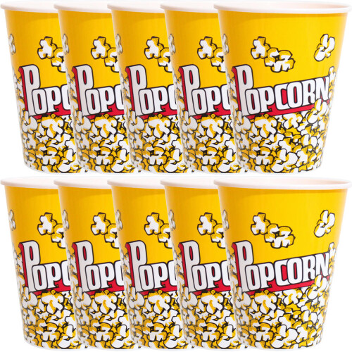 10 Pièces Panier À Popcorn En Réutilisable Pour Soirée