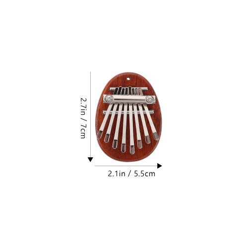 1 Set Mini 8 Clés Kalimba Piano À Pouces Instrument De Percussion 1