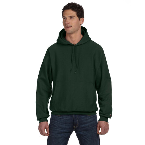 Champion Champion Herre Reverse Weave Fleece Pullover H?ttetr?je M?rkegr?n Large