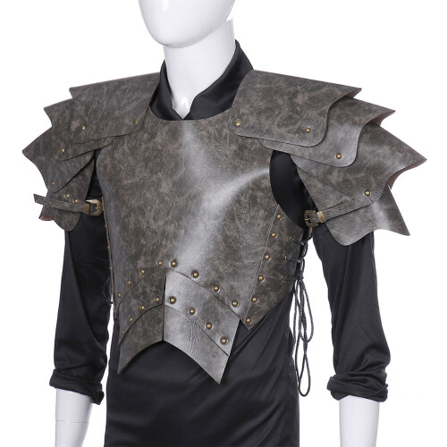 Animation Exhibition Man Cosplay Medieval Samurai Pu Armor 2