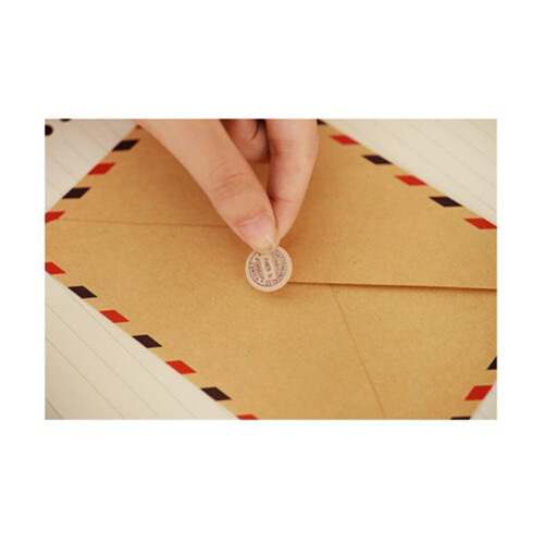 10 Pezzi Buste Retrò In Carta Kraft Per Schede 2