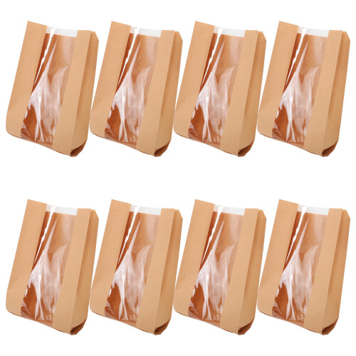 50 Pezzi Sacchetti Per Toast Con Trasparente 1