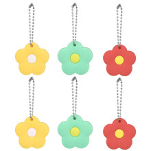 6 Pezzi Copritasto In Silicone A Forma Fiore Per Chiavi