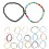 18 Pezzi Cavigliere Con Colorate Per 10