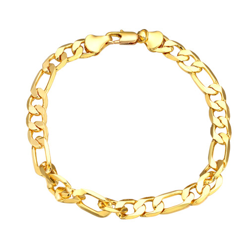 Männerhandkette Goldfarbig Leicht & Tragbar