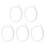 5 Set Corde Ukulele 21/23/26 Pollici In Nylon Resistente 3